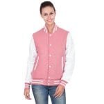 Trendy women varsity jacket in classic colors