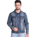 Premium men denim jacket for casual wear