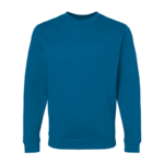 Blue Cotton Fleece Sweatshirt