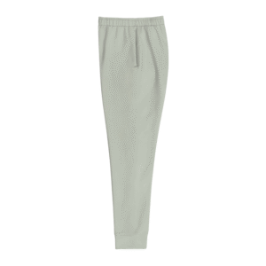 Left side view of tapered men’s joggers in cotton blend