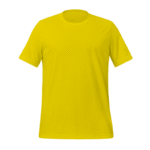 Front view of men’s cotton custom t-shirt for online design
